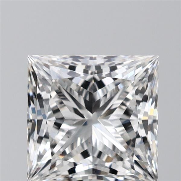 1.29ct F VS1 Rare Carat Ideal Cut Princess Lab Grown Diamond