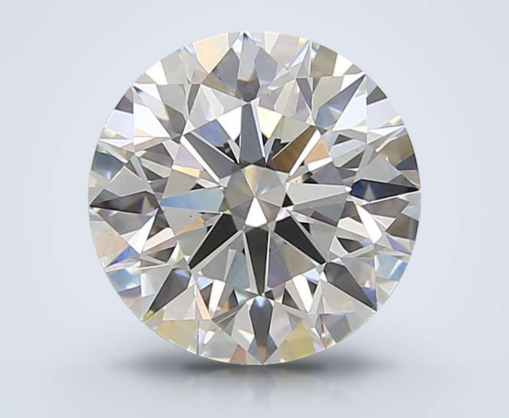 3.08 Carat Round Lab Diamond