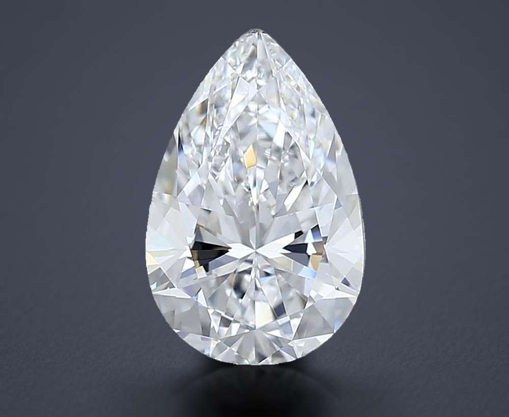 2.51 Carat Pear Lab Diamond