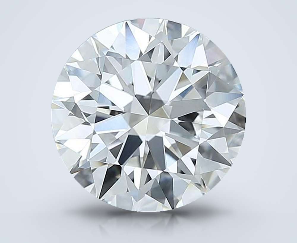 3.79 Carat Round Lab Diamond