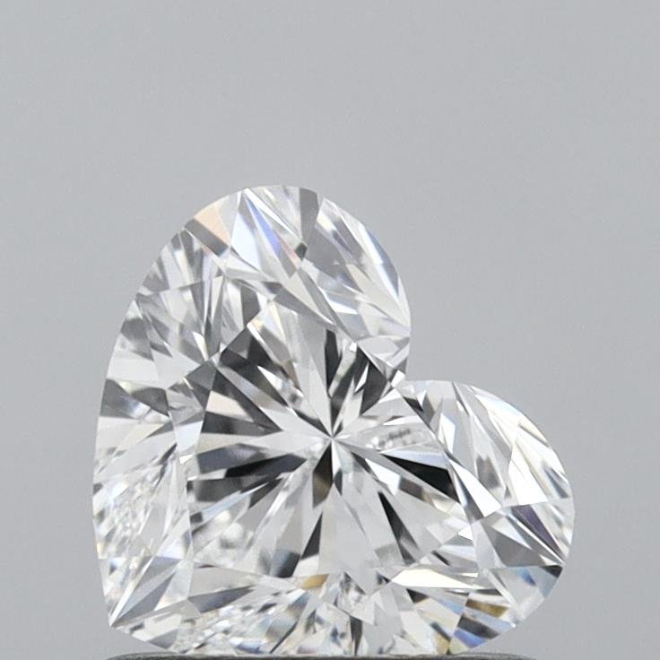 0.85ct E VVS2 Rare Carat Ideal Cut Heart Lab Grown Diamond