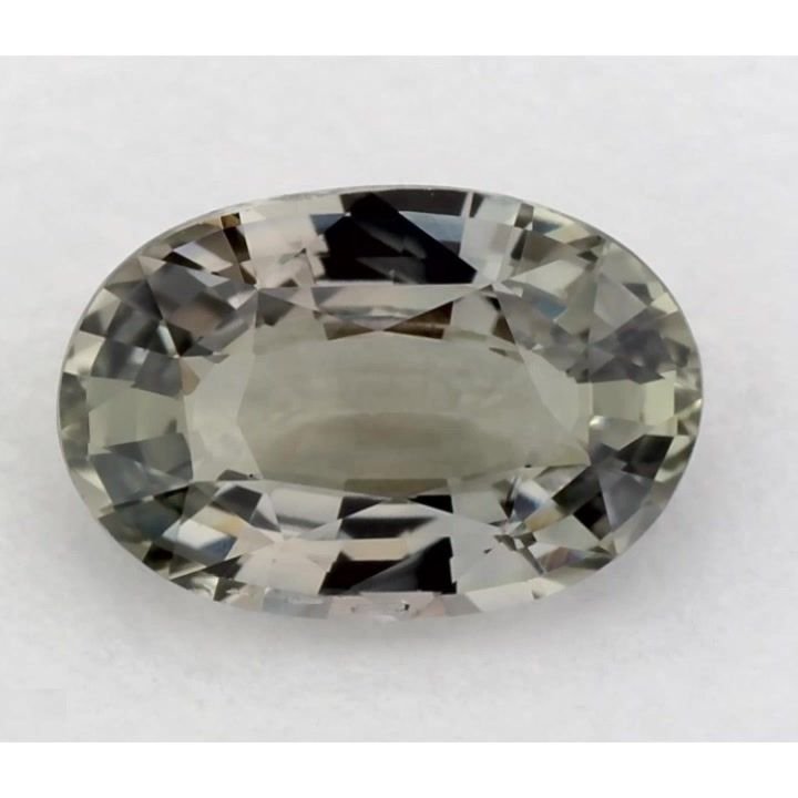 1.55 Carat Green Oval Sapphire