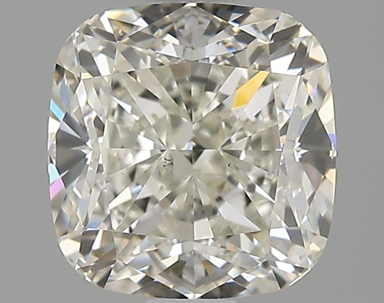 2.03ct K SI1 Rare Carat Ideal Cut Cushion Diamond