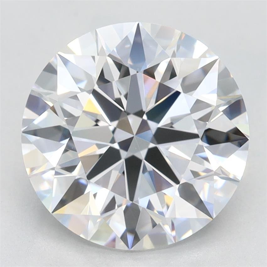 2.70ct D VVS1 Rare Carat Ideal Cut Round Lab Grown Diamond