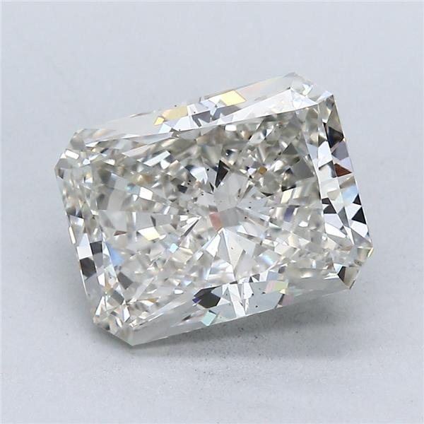 3.21ct J VS2 Rare Carat Ideal Cut Radiant Lab Grown Diamond