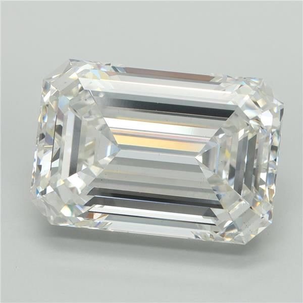 10.05ct G VS2 Rare Carat Ideal Cut Emerald Lab Grown Diamond