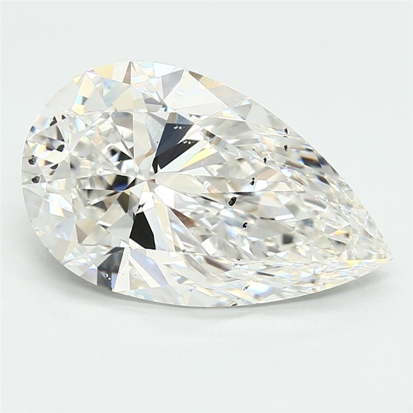 5.30ct E SI1 Rare Carat Ideal Cut Pear Lab Grown Diamond