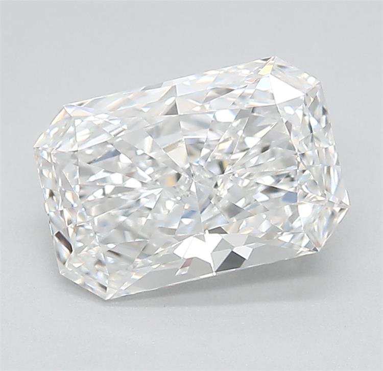 1.51ct D VVS2 Rare Carat Ideal Cut Radiant Lab Grown Diamond