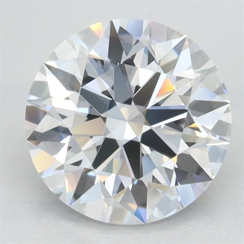 2.46ct D VVS1 Rare Carat Ideal Cut Round Lab Grown Diamond