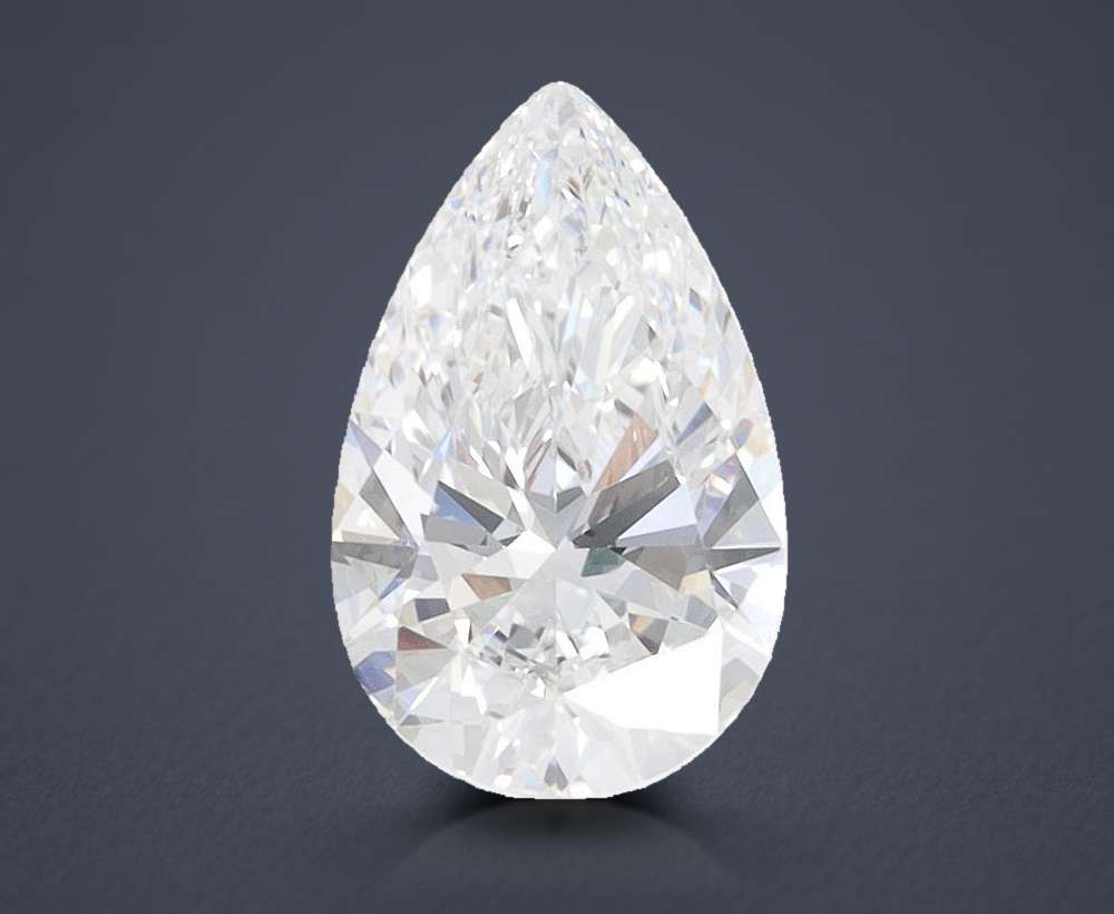 1.54 Carat Pear Lab Diamond
