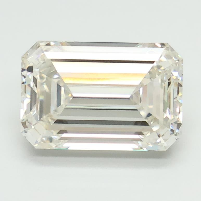 3.05ct H VVS2 Rare Carat Ideal Cut Emerald Lab Grown Diamond