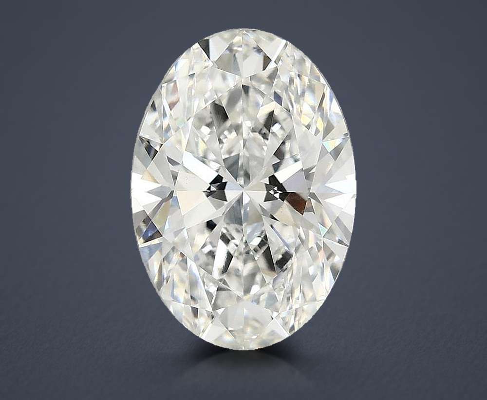 3.91 Carat Oval Lab Diamond