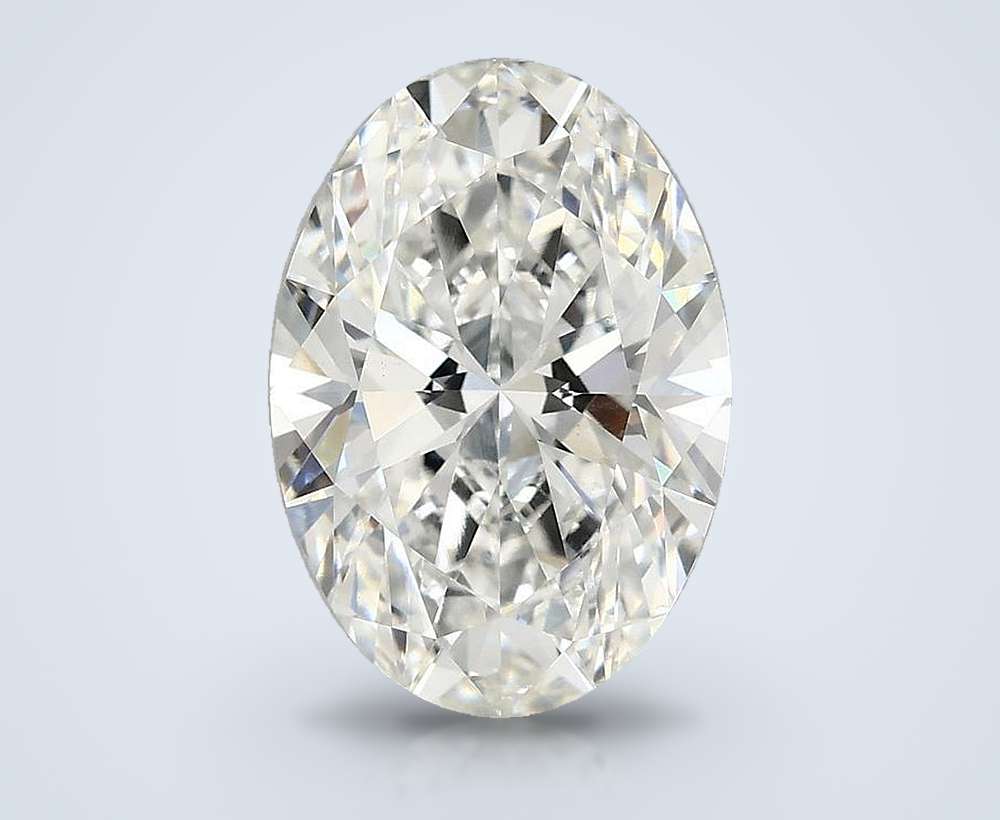 3.91 Carat Oval Lab Diamond