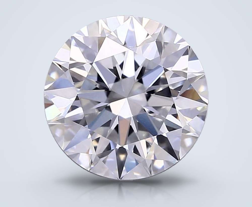 5.21 Carat Round Lab Diamond