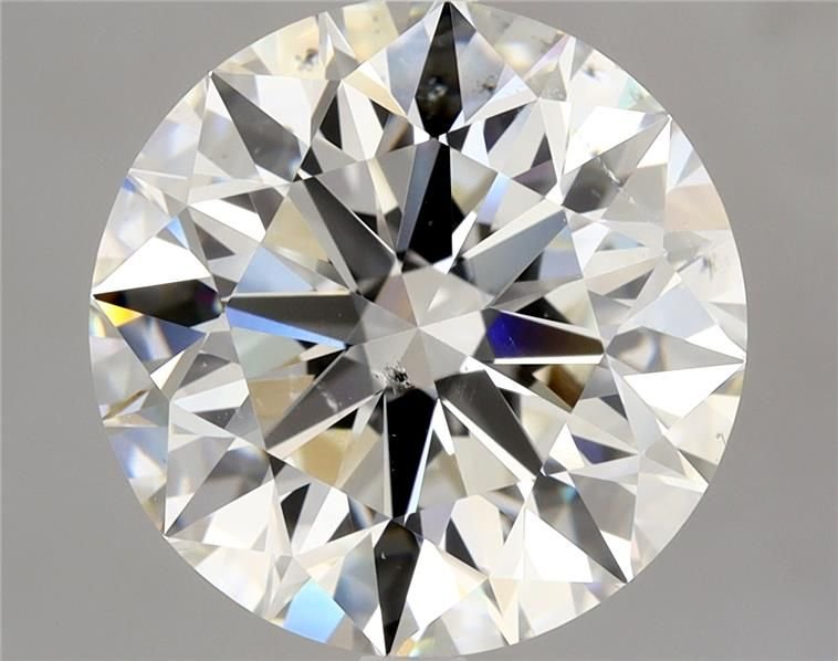 5.01ct I SI1 Rare Carat Ideal Cut Round Diamond