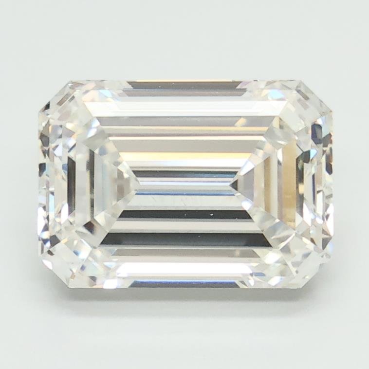 3.08ct G VVS2 Rare Carat Ideal Cut Emerald Lab Grown Diamond