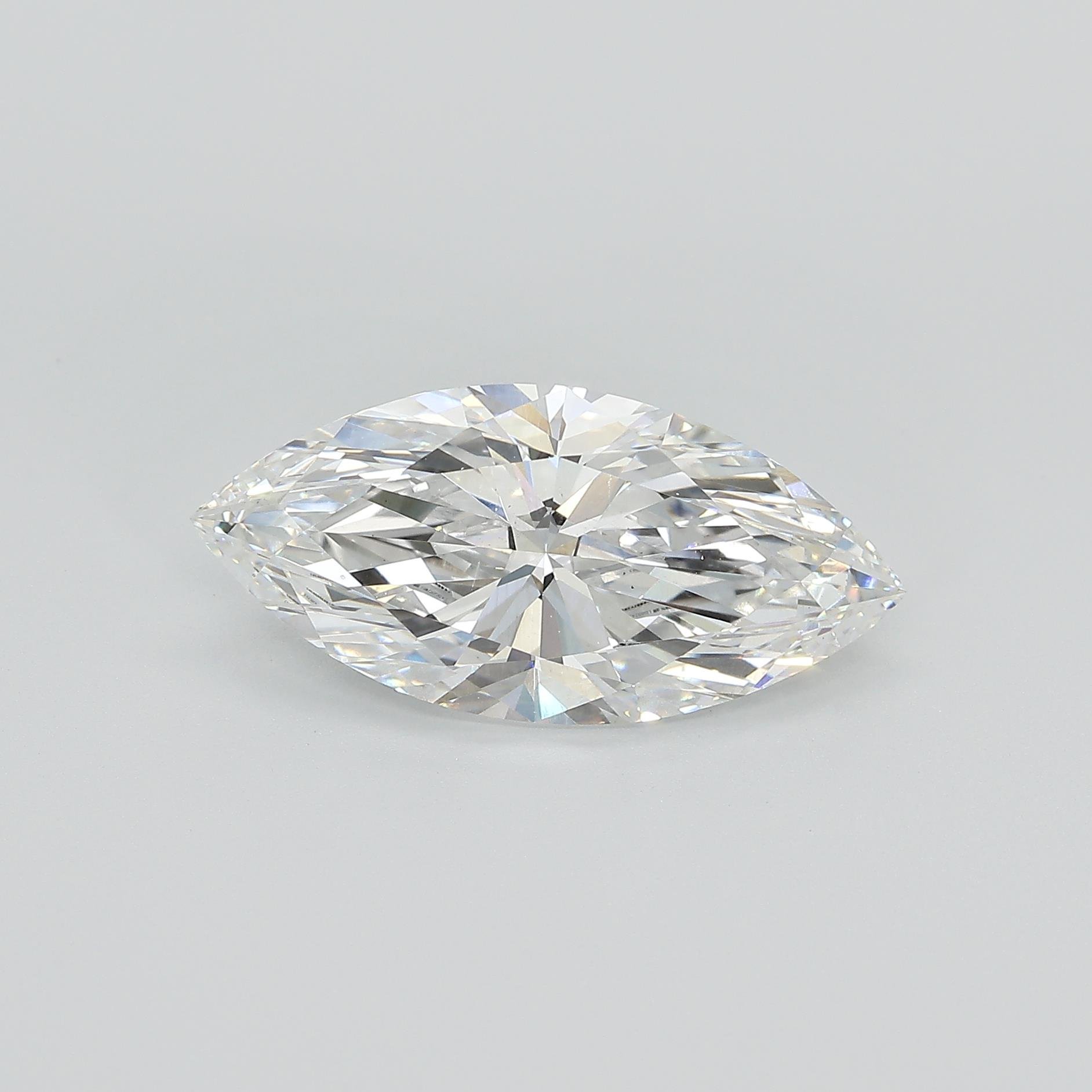 4.39ct E VS2 Rare Carat Ideal Cut Marquise Lab Grown Diamond