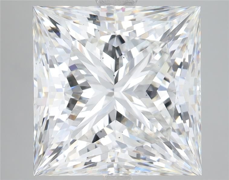 10.01ct F VS2 Rare Carat Ideal Cut Princess Lab Grown Diamond