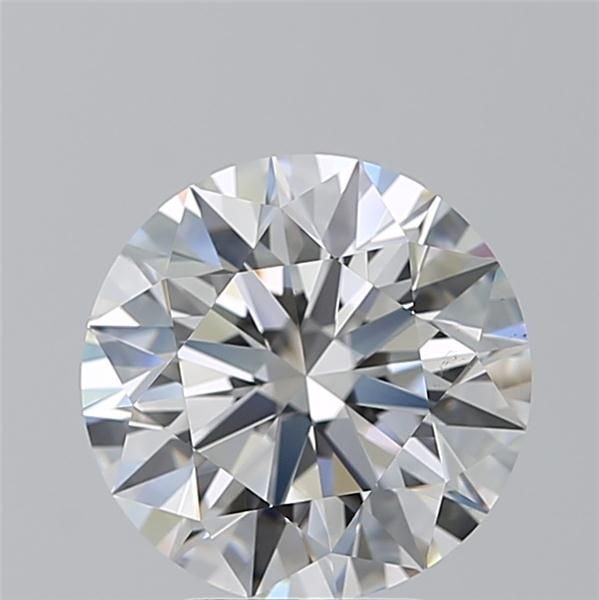 4.01ct F VS2 Rare Carat Ideal Cut Round Diamond