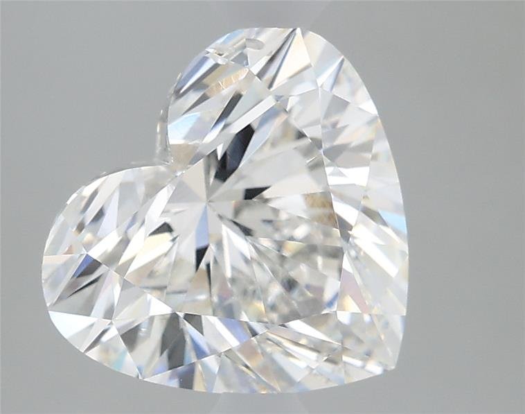 2.02ct F SI1 Rare Carat Ideal Cut Heart Lab Grown Diamond