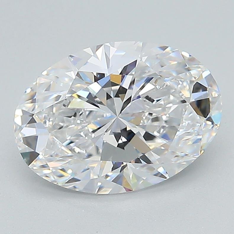 2.09ct D VVS2 Rare Carat Ideal Cut Oval Lab Grown Diamond