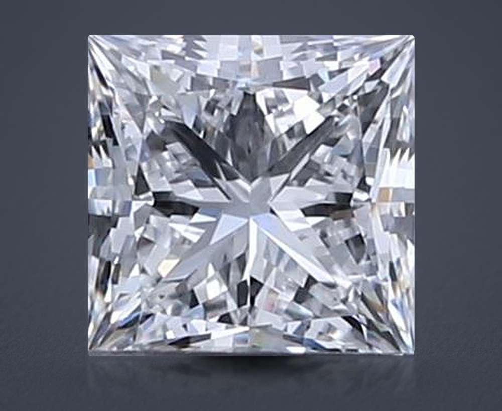 0.53 Carat Princess Lab Diamond