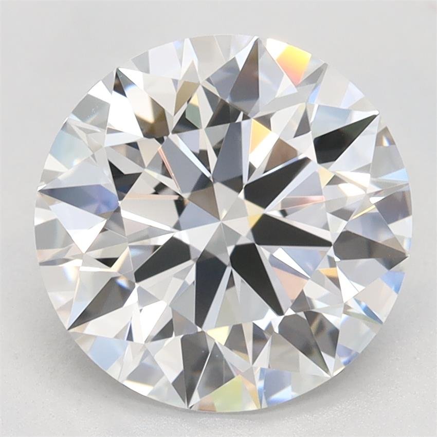 2.76ct D VVS1 Rare Carat Ideal Cut Round Lab Grown Diamond