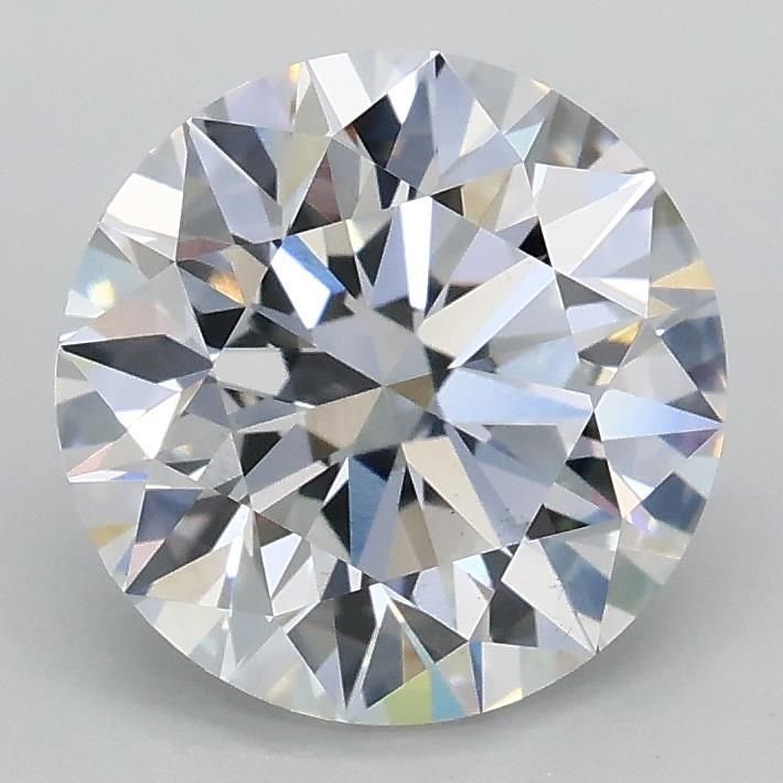 2.02ct D VS2 Rare Carat Ideal Cut Round Lab Grown Diamond