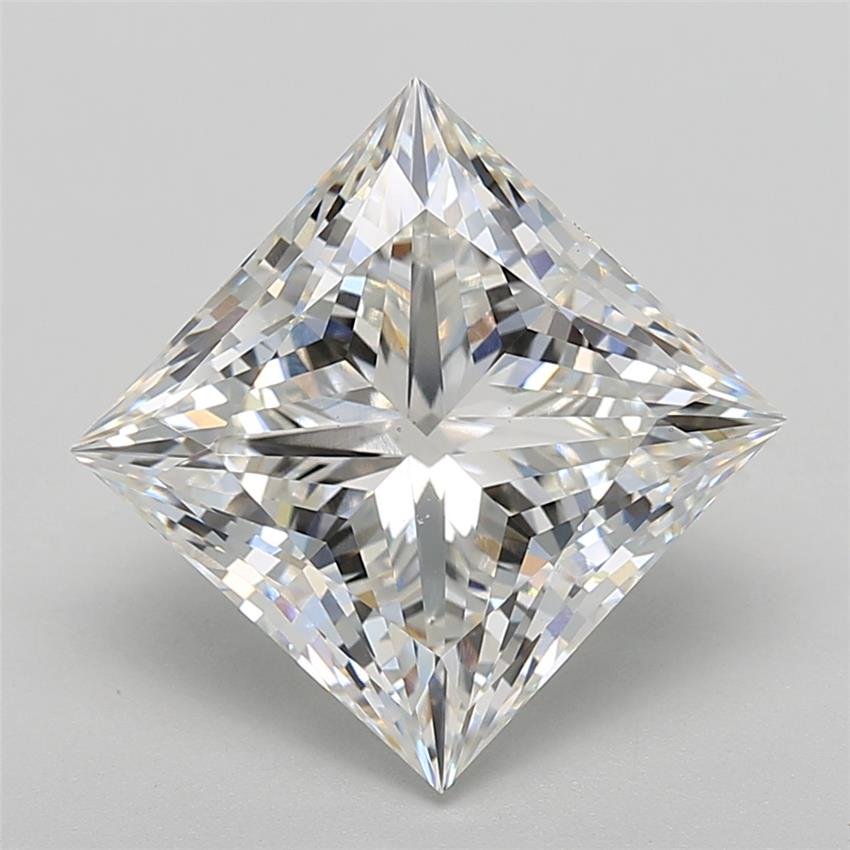 8.10ct F VS1 Rare Carat Ideal Cut Princess Lab Grown Diamond