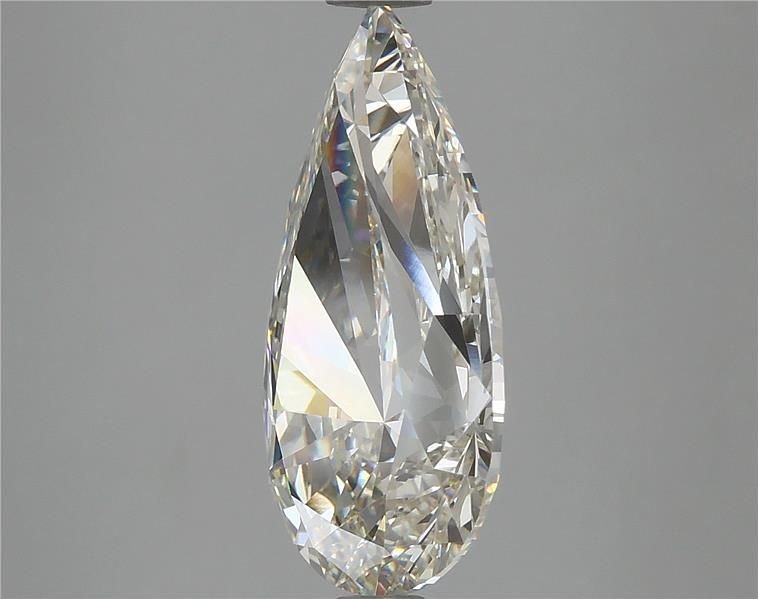 5.07ct I VS1 Rare Carat Ideal Cut Pear Lab Grown Diamond