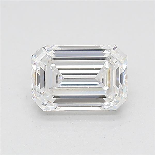 1.07ct D VVS2 Rare Carat Ideal Cut Emerald Lab Grown Diamond