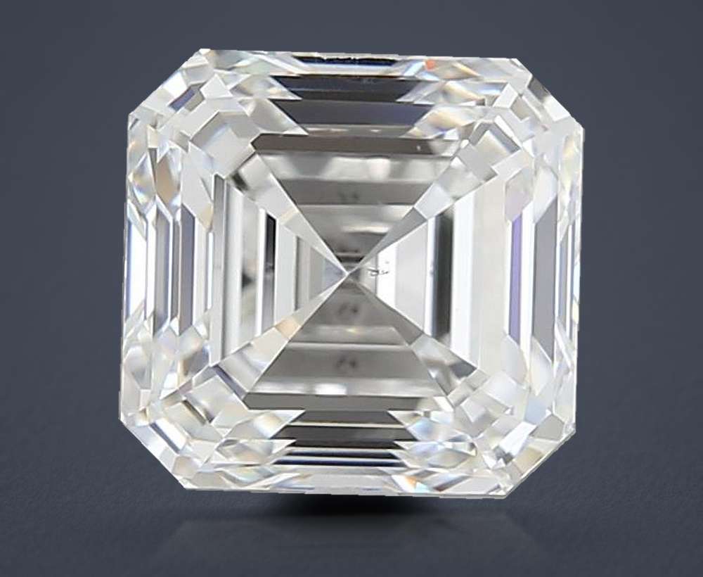 1.90 Carat Asscher Natural Diamond