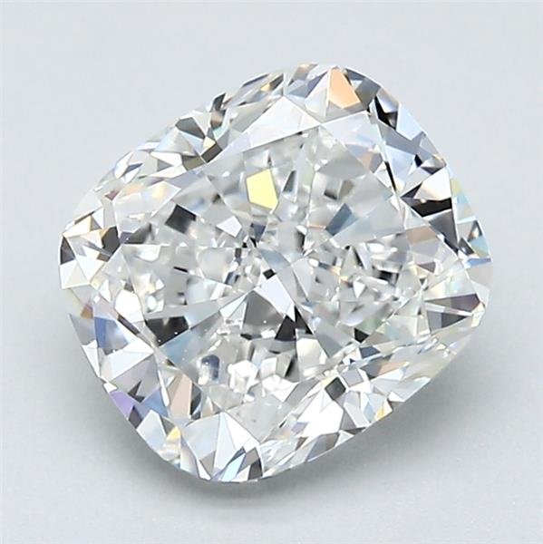 2.07ct F VS1 Very Good Cut Cushion Diamond