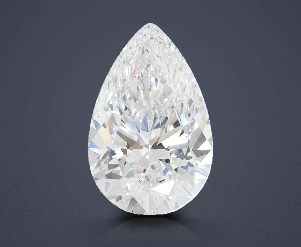3.43 Carat Pear Lab Diamond