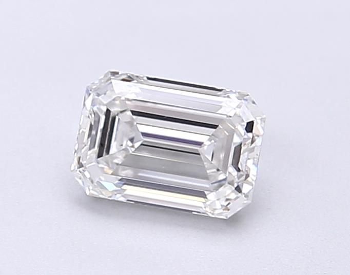 0.74ct F VS1 Rare Carat Ideal Cut Emerald Lab Grown Diamond