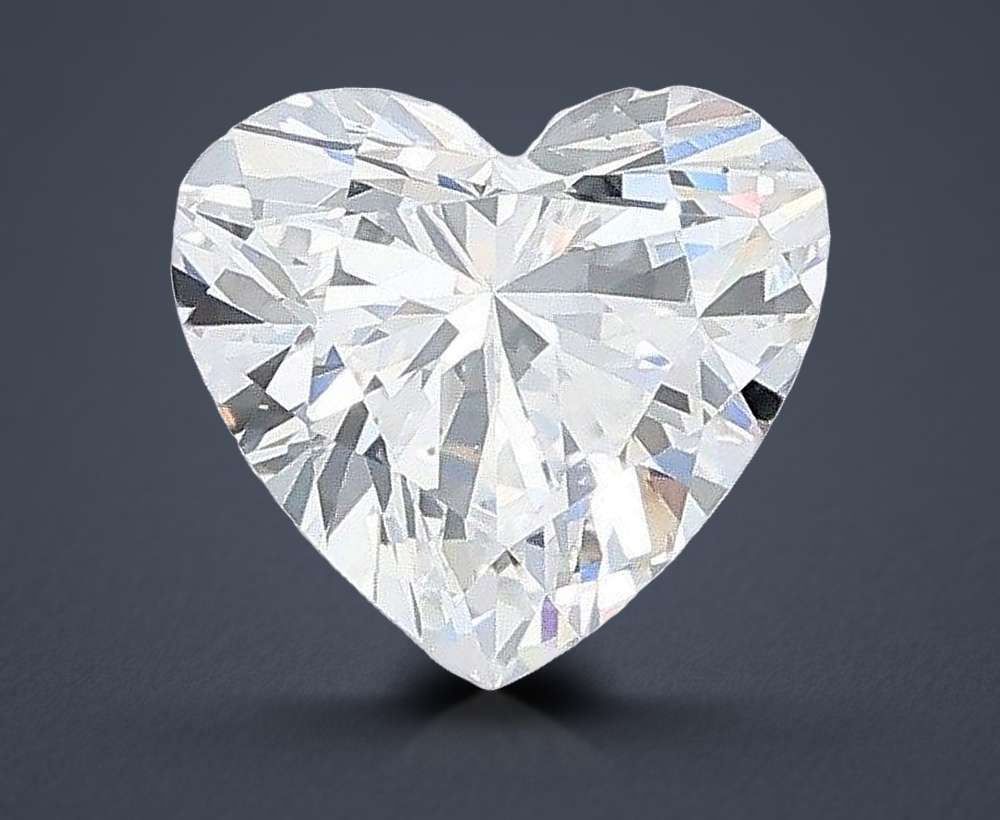 1.00 Carat Heart Lab Diamond