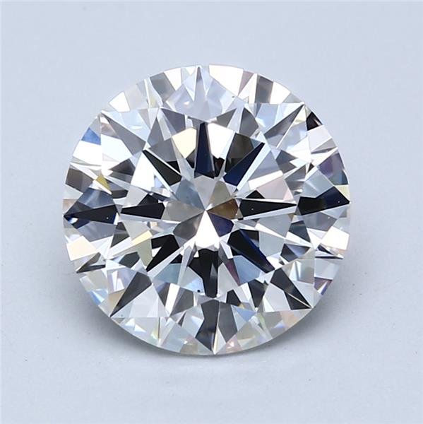 3.35ct D VS2 Rare Carat Ideal Cut Round Lab Grown Diamond