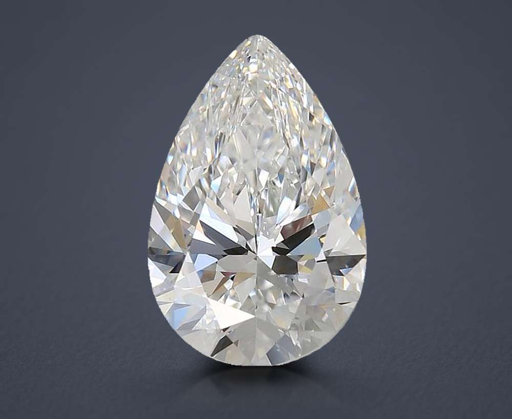 3.36 Carat Pear Lab Diamond