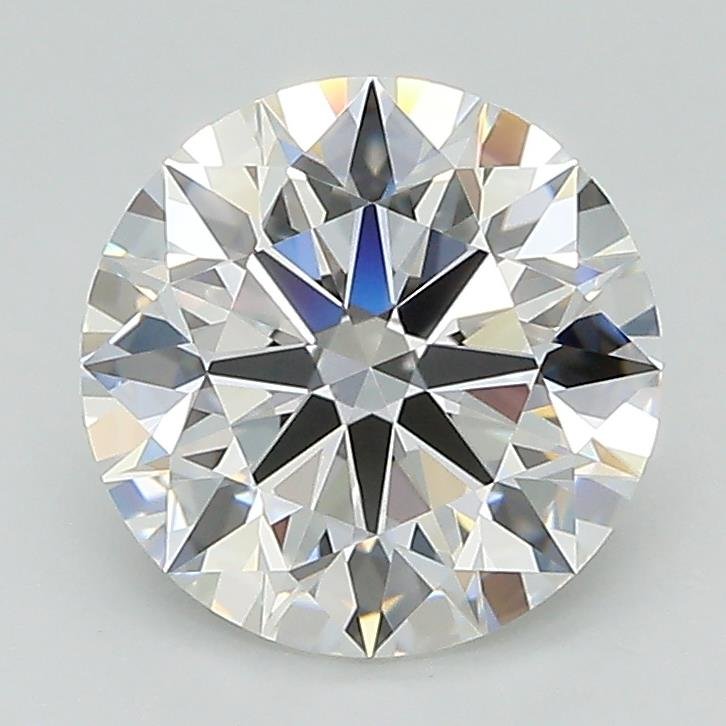 2.09ct F VVS2 Rare Carat Ideal Cut Round Lab Grown Diamond