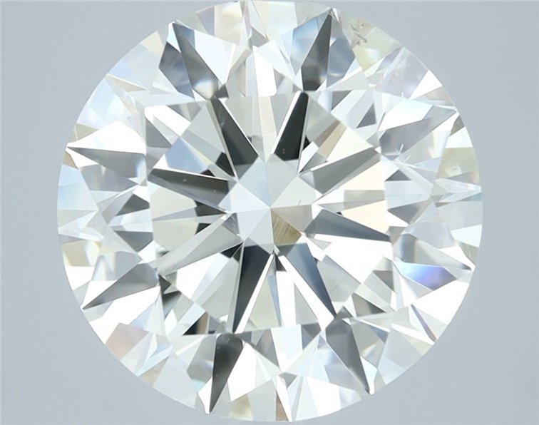 5.01ct J VS2 Rare Carat Ideal Cut Round Diamond