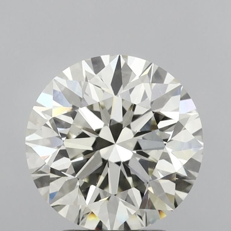 3.01ct J VS1 Very Good Cut Round Lab Grown Diamond