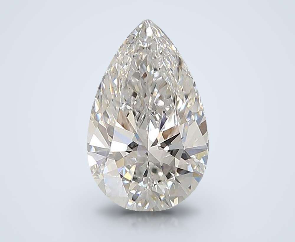 1.76 Carat Pear Lab Diamond