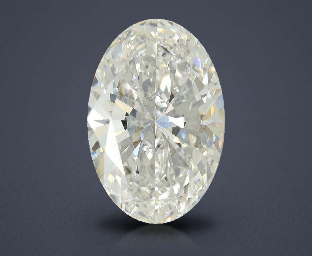 6.40 Carat Oval Lab Diamond