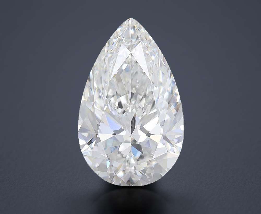 3.72 Carat Pear Lab Diamond