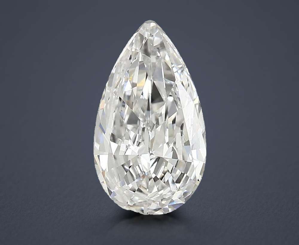 0.50 Carat Pear Natural Diamond
