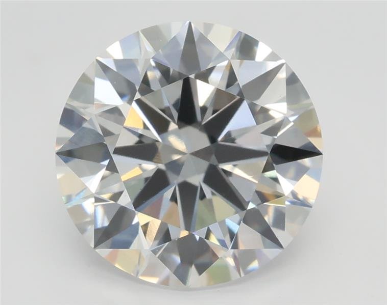 3.05ct D VS2 Rare Carat Ideal Cut Round Lab Grown Diamond