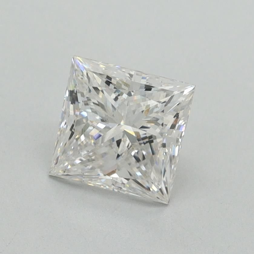 1.02ct F VS2 Rare Carat Ideal Cut Princess Lab Grown Diamond