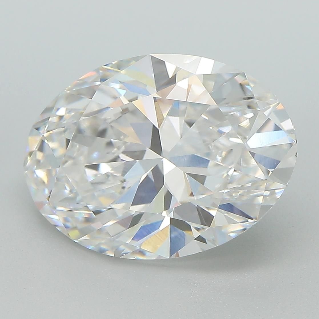 4.22ct E VS1 Rare Carat Ideal Cut Oval Lab Grown Diamond