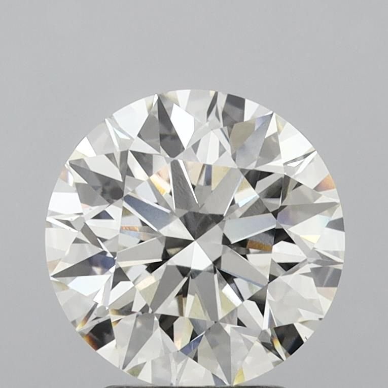 2.77ct H VVS2 Excellent Cut Round Lab Grown Diamond