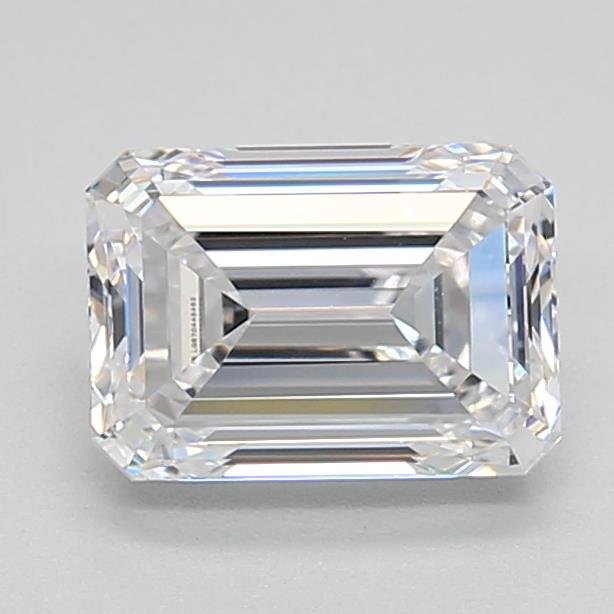 1.51ct D VS2 Very Good Cut Emerald Lab Grown Diamond